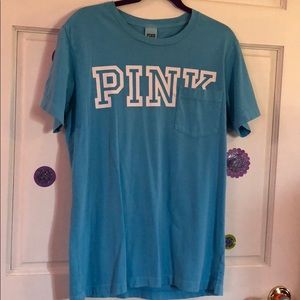PINK | Turquoise Pocket Tee